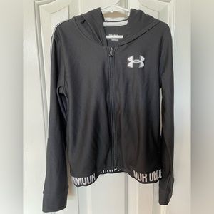 Under Armour heatgear YSM girls zip-up jacket